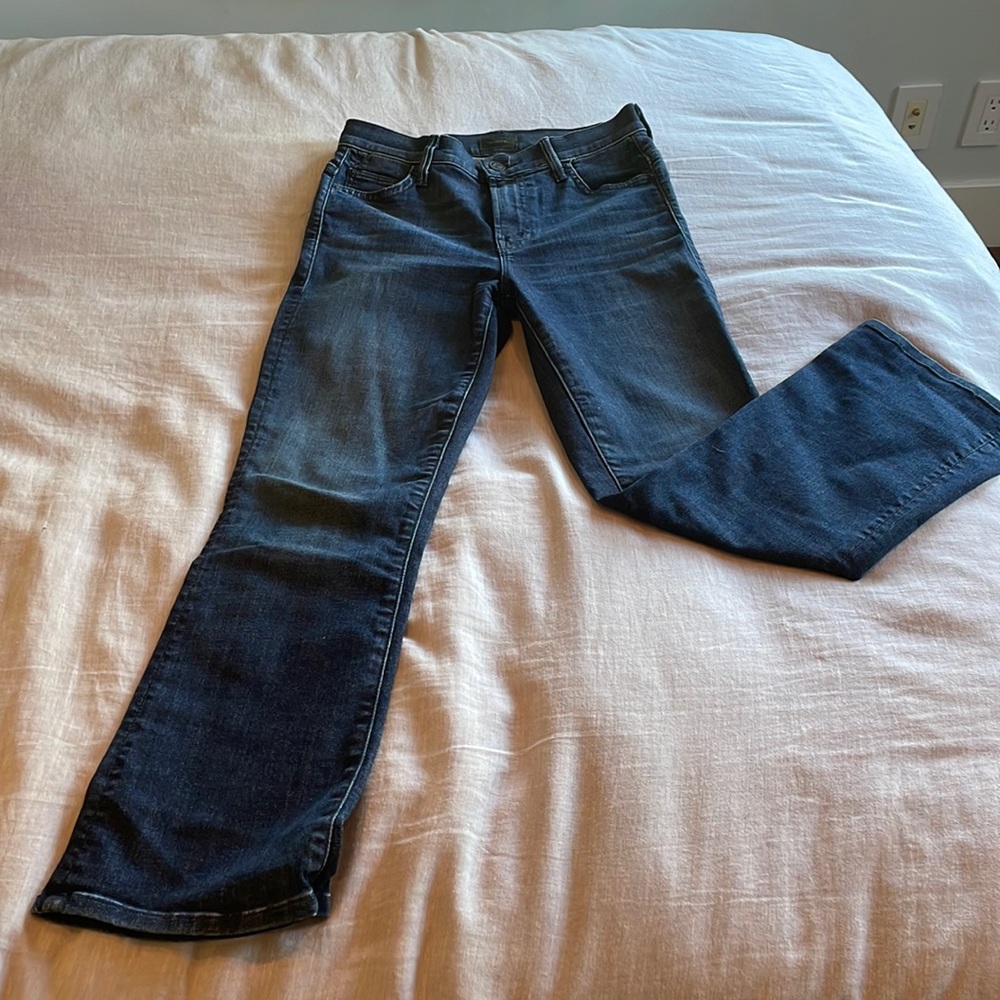 Dark Mother cropped flare denim size 24